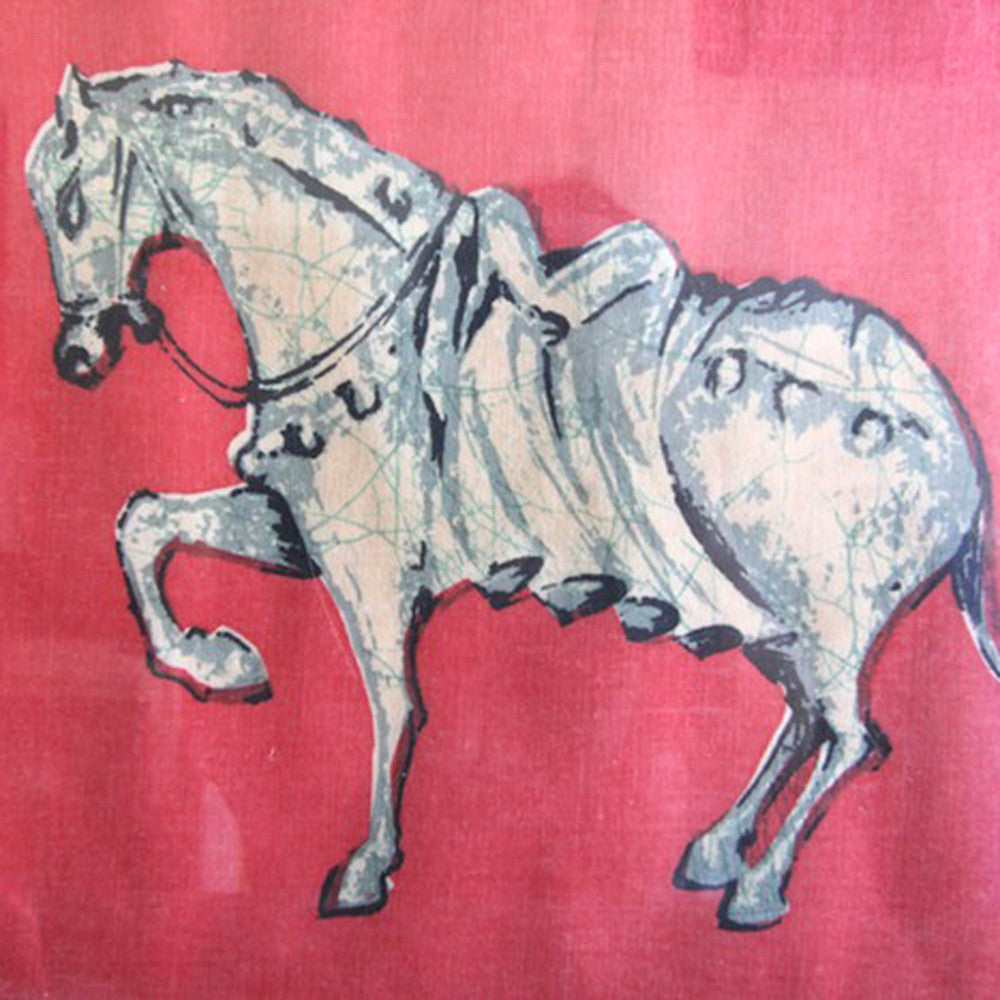 Chinese Horse Batik Painting
