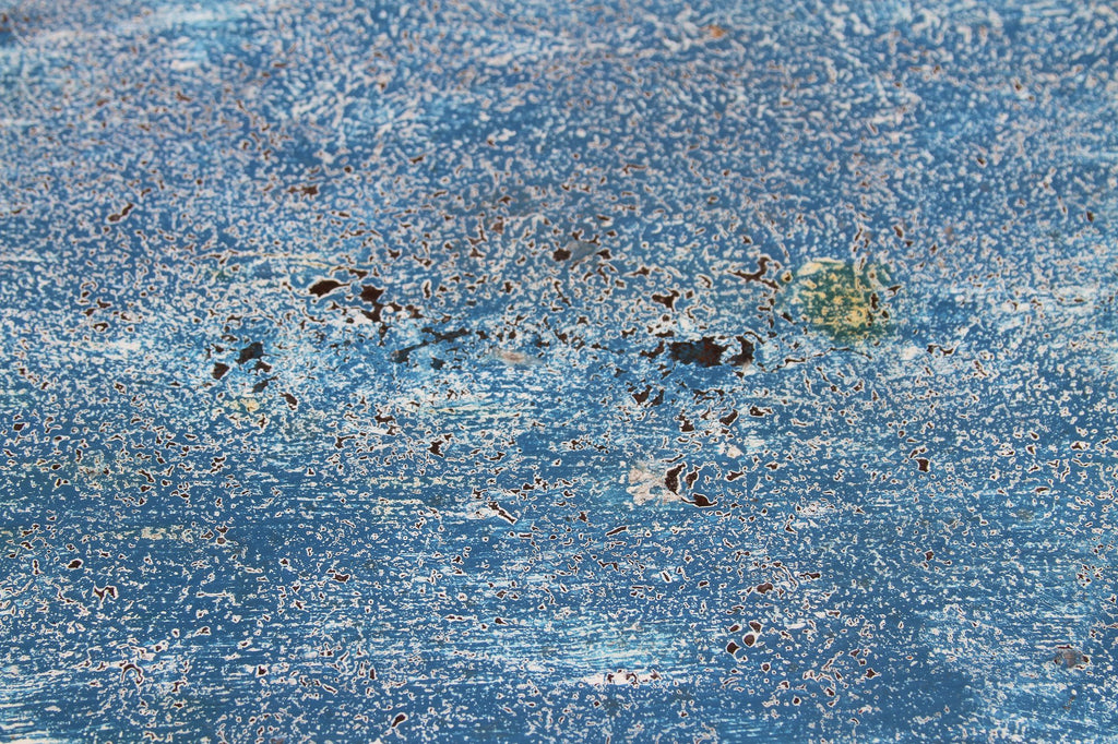 Qing Style Powdered Blue Low Credenza