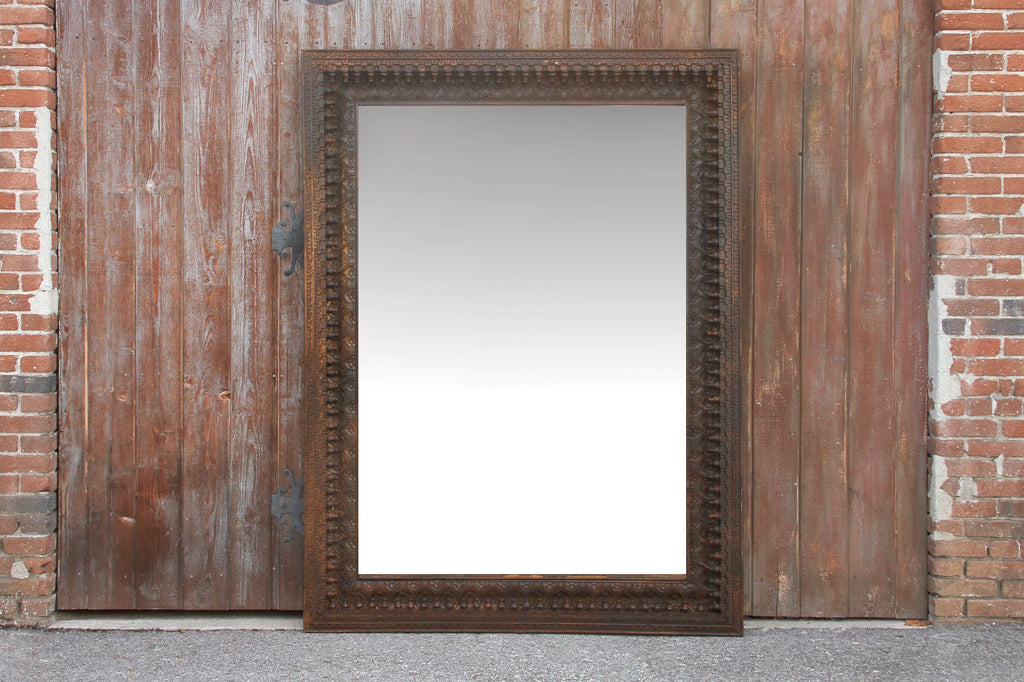 Mid 20th Century Large Anglo Indian Spindle Mirror