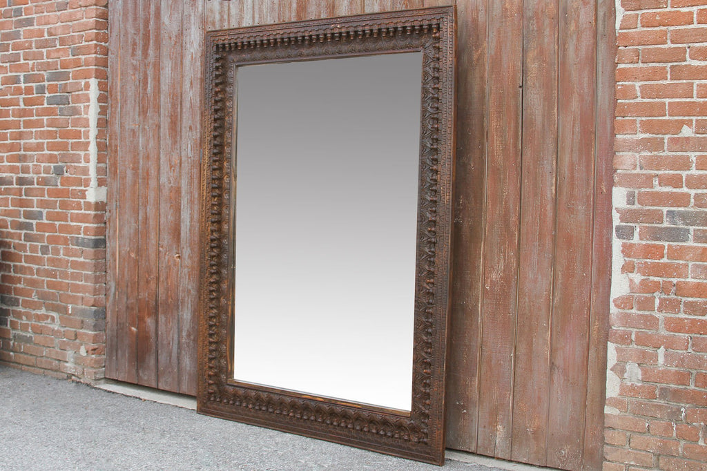 Mid 20th Century Large Anglo Indian Spindle Mirror