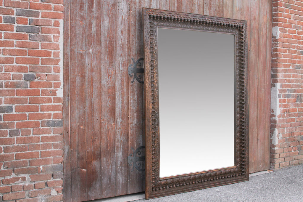 Mid 20th Century Large Anglo Indian Spindle Mirror