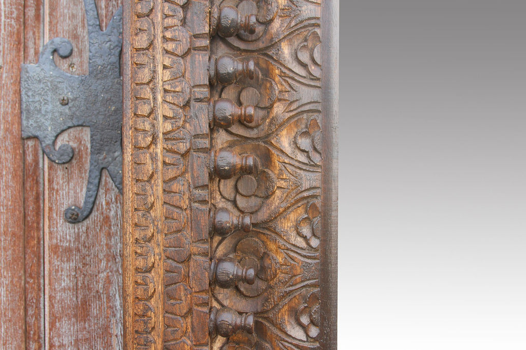 Mid 20th Century Large Anglo Indian Spindle Mirror