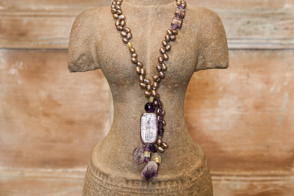 Murano Purple Necklace