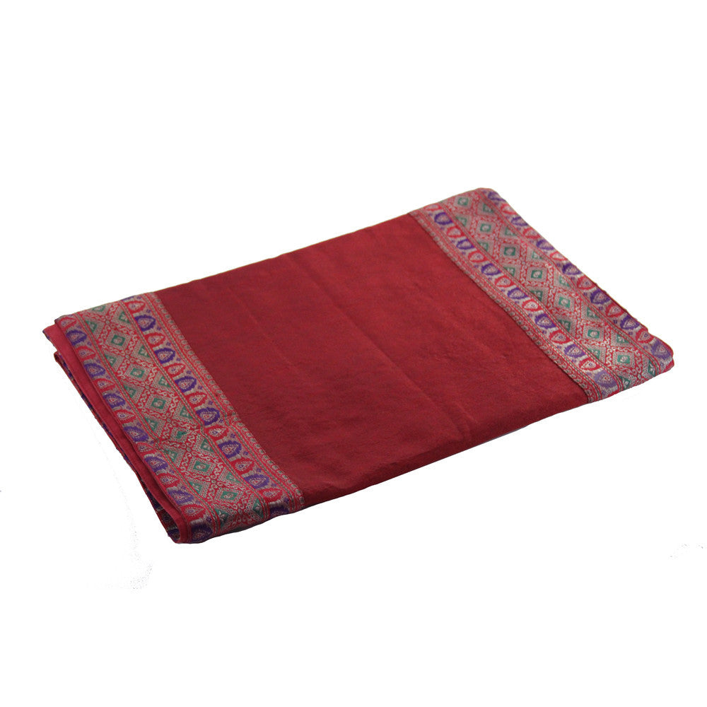 Red Heritage Silk Runner