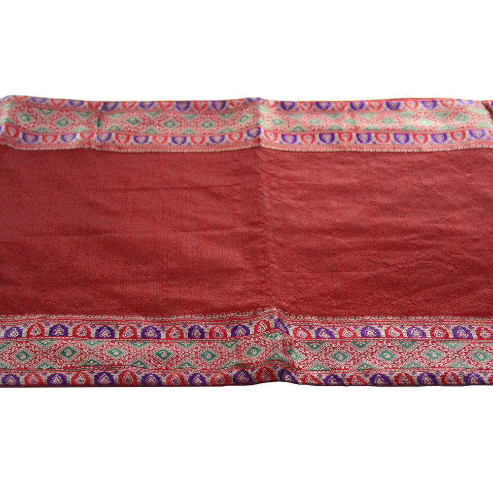 Red Heritage Silk Runner
