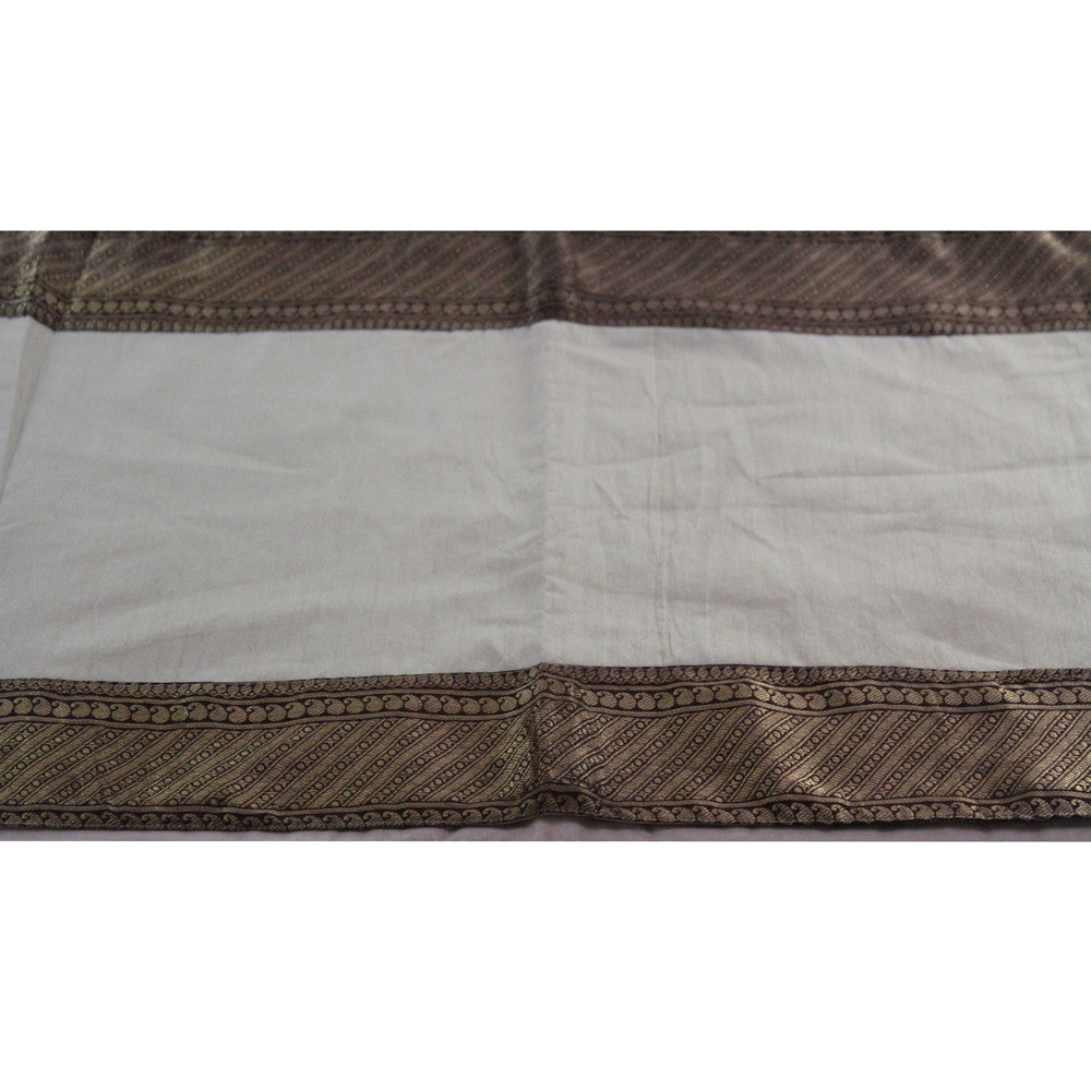 Cream Heritage Silk Runner