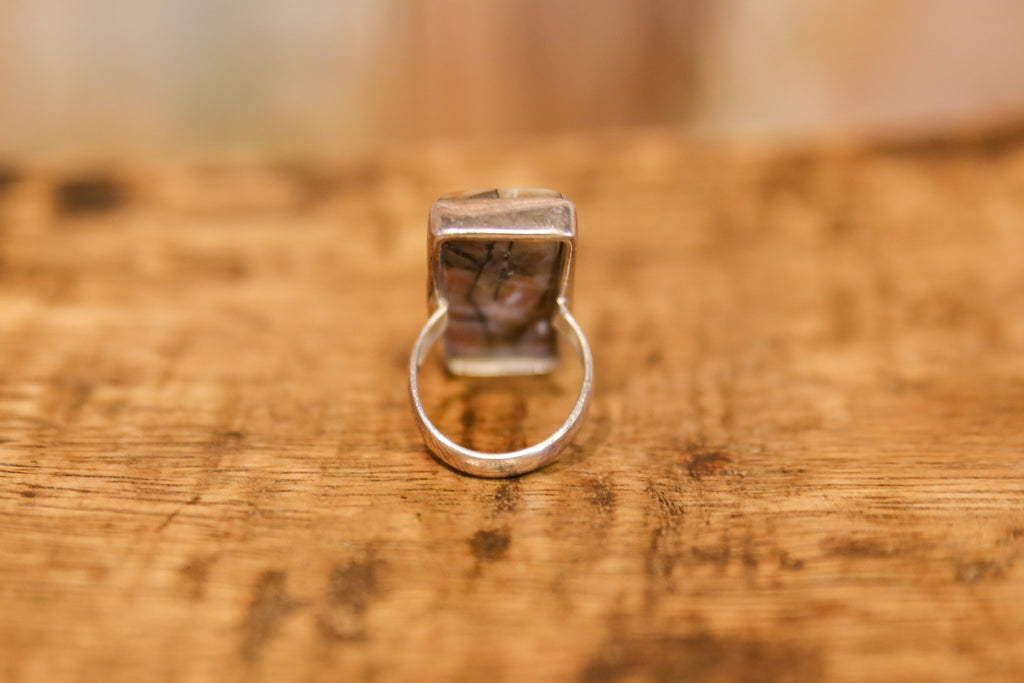 Stunning Picture Jasper Ring