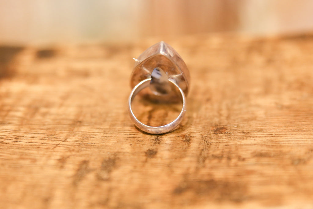 Striking Opal Dendrite Ring