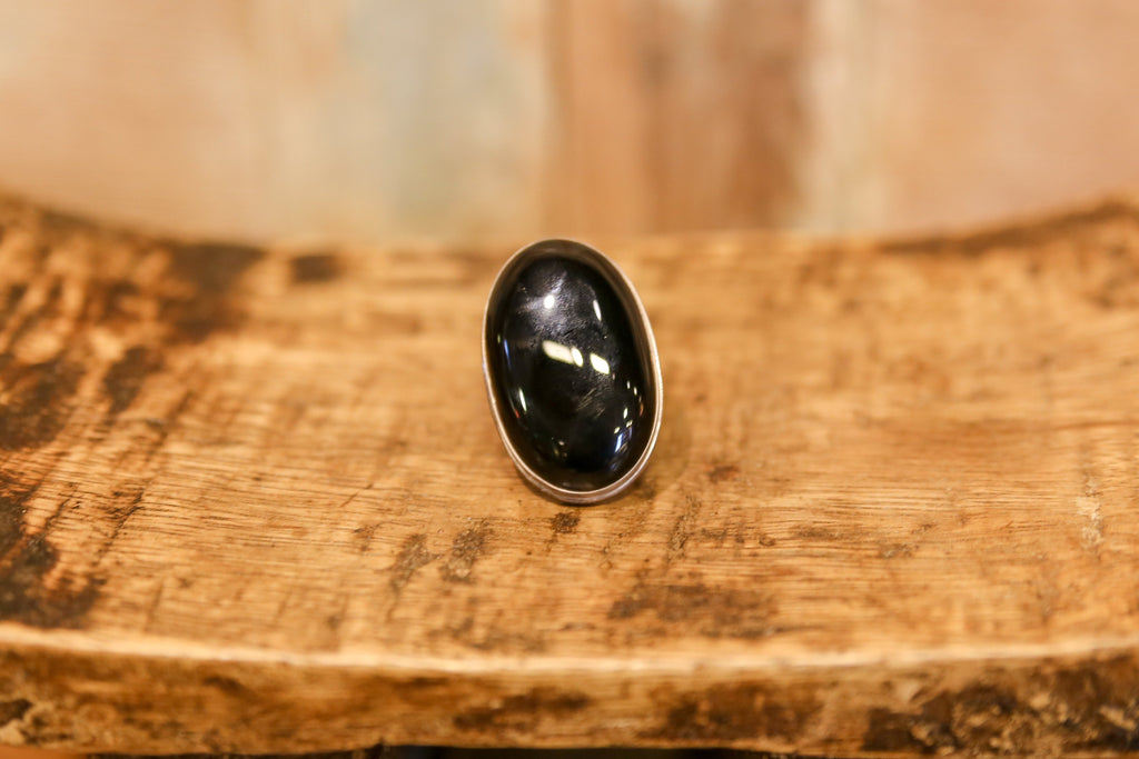 Oblong Onyx Ring
