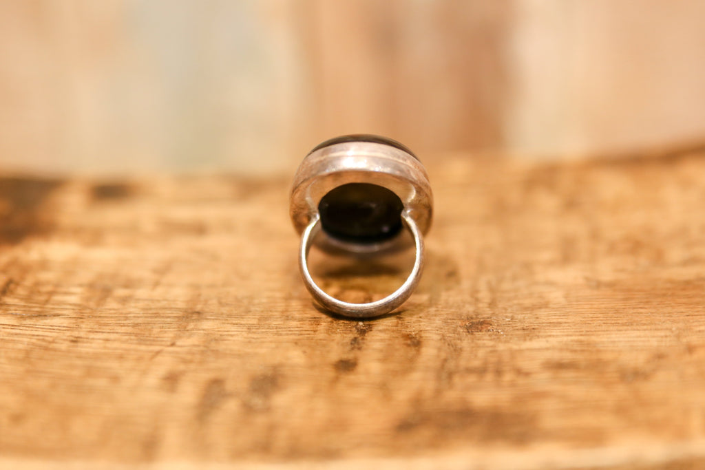 Oblong Onyx Ring