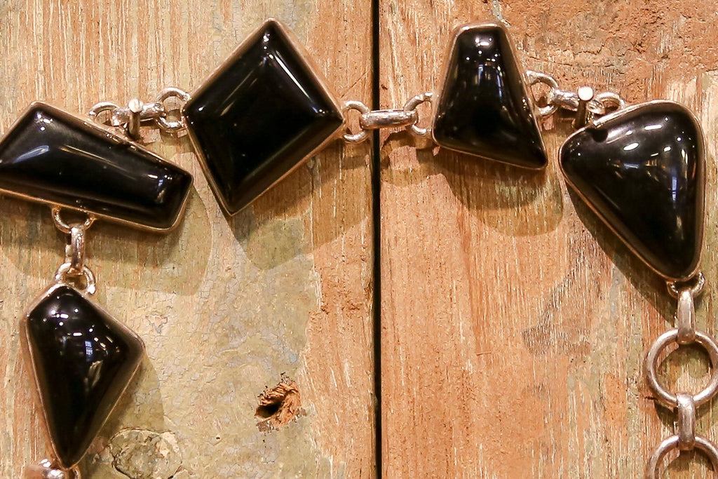 Geometric Onyx Bracelet