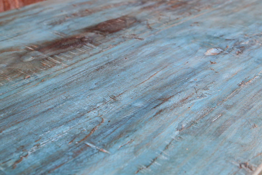 Colonial Azure Farmhouse Kitchen Table