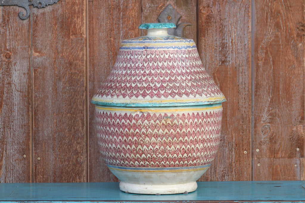 Antique Shankh Moroccan Large Jar
