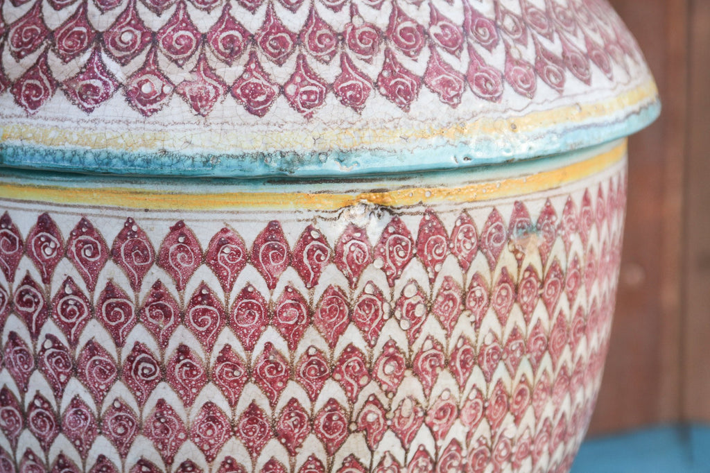 Antique Shankh Moroccan Large Jar