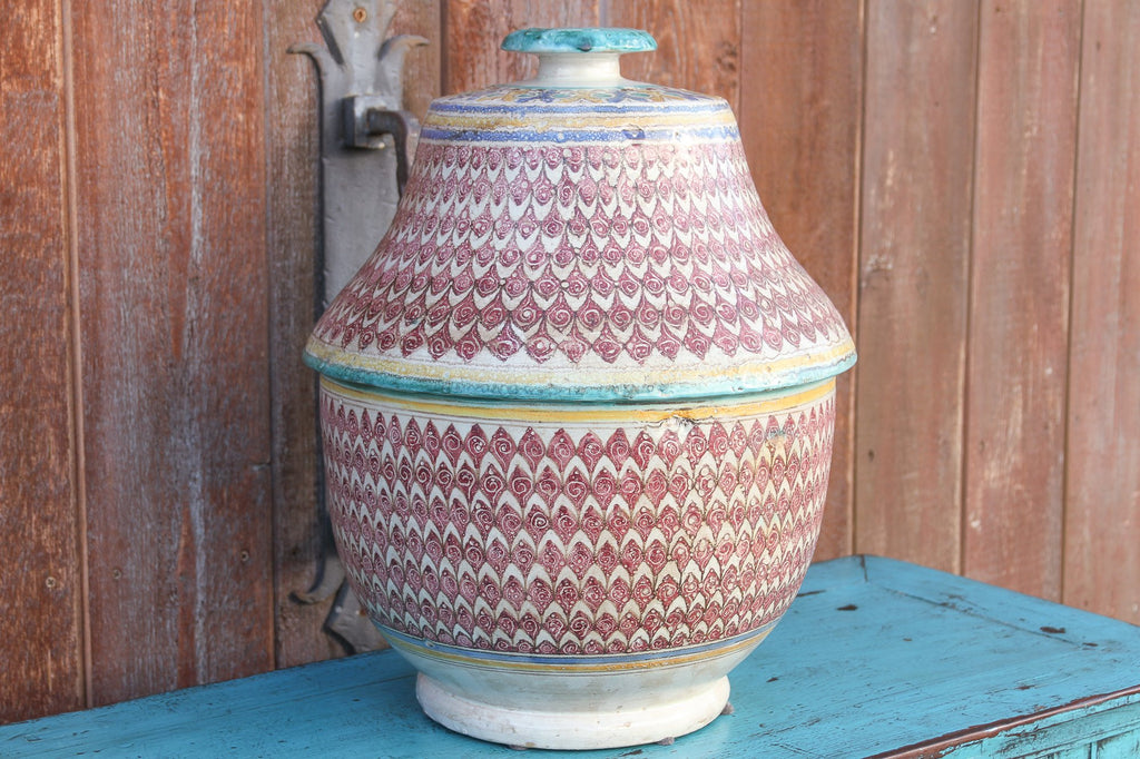 Antique Shankh Moroccan Large Jar