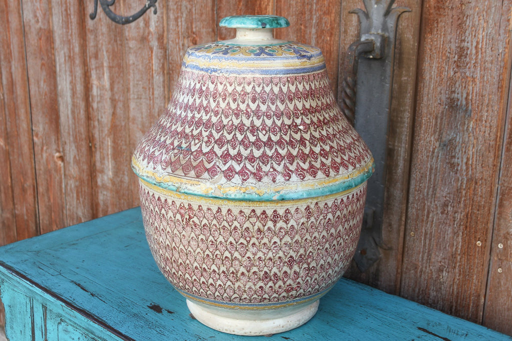 Antique Shankh Moroccan Large Jar