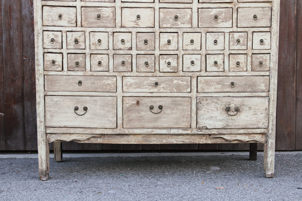 Antique Asian Apothecary Cabinet