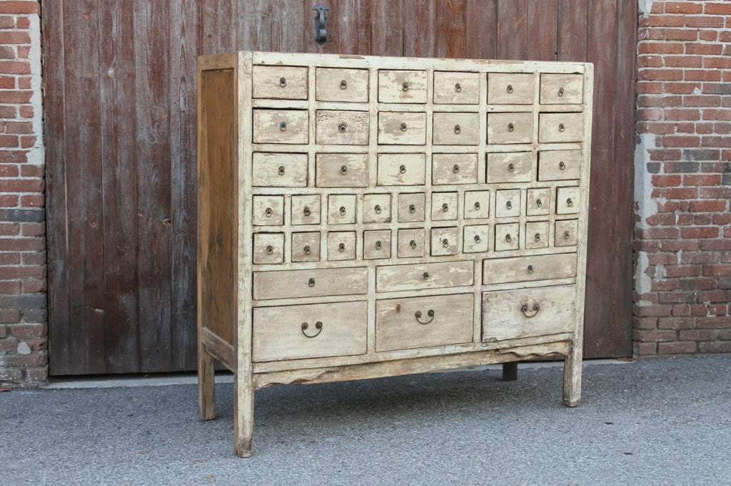 Antique Asian Apothecary Cabinet