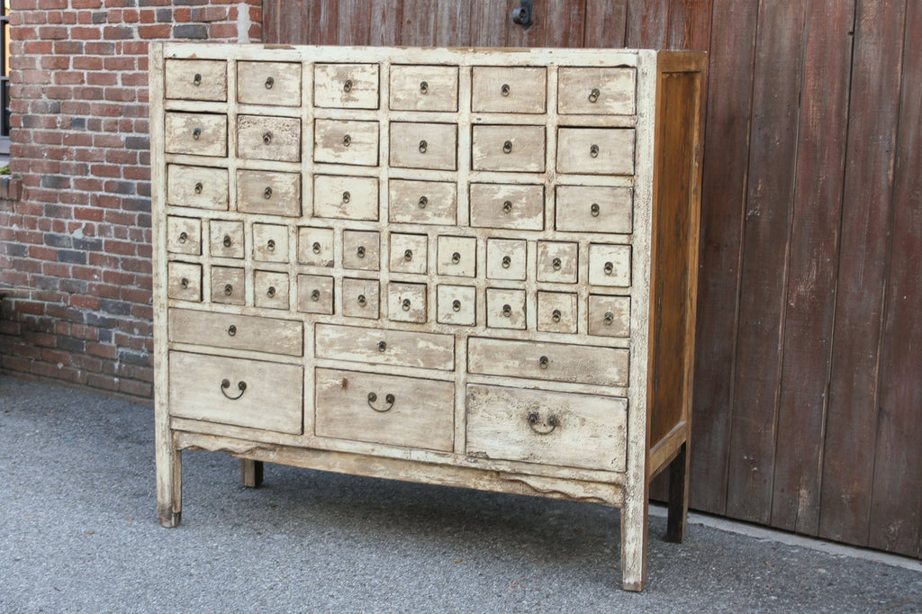 Antique Asian Apothecary Cabinet