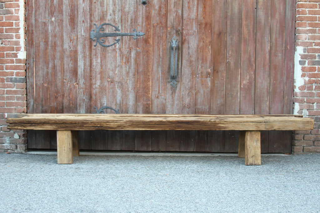 Early 19th Century Long Primitive Bench