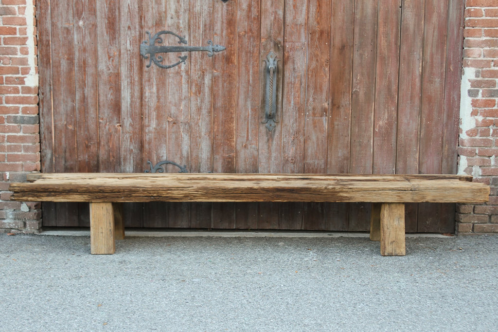 Early 19th Century Long Primitive Bench