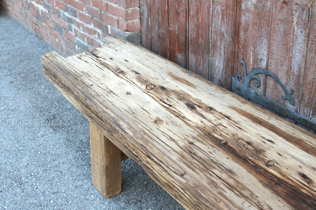 Early 19th Century Long Primitive Bench