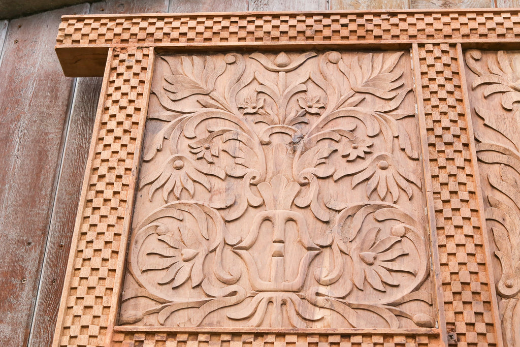 Lavishly Carved Architectural Arch Facade