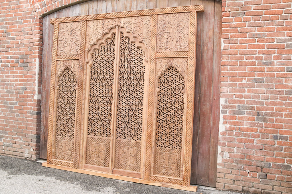Lavishly Carved Architectural Arch Facade