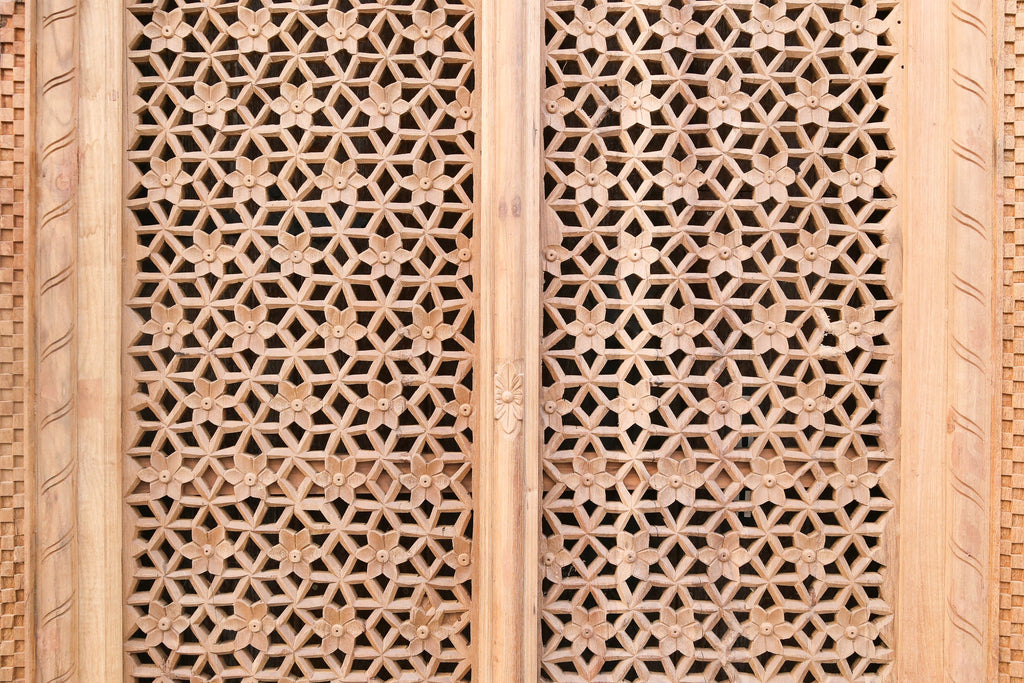 Lavishly Carved Architectural Arch Facade