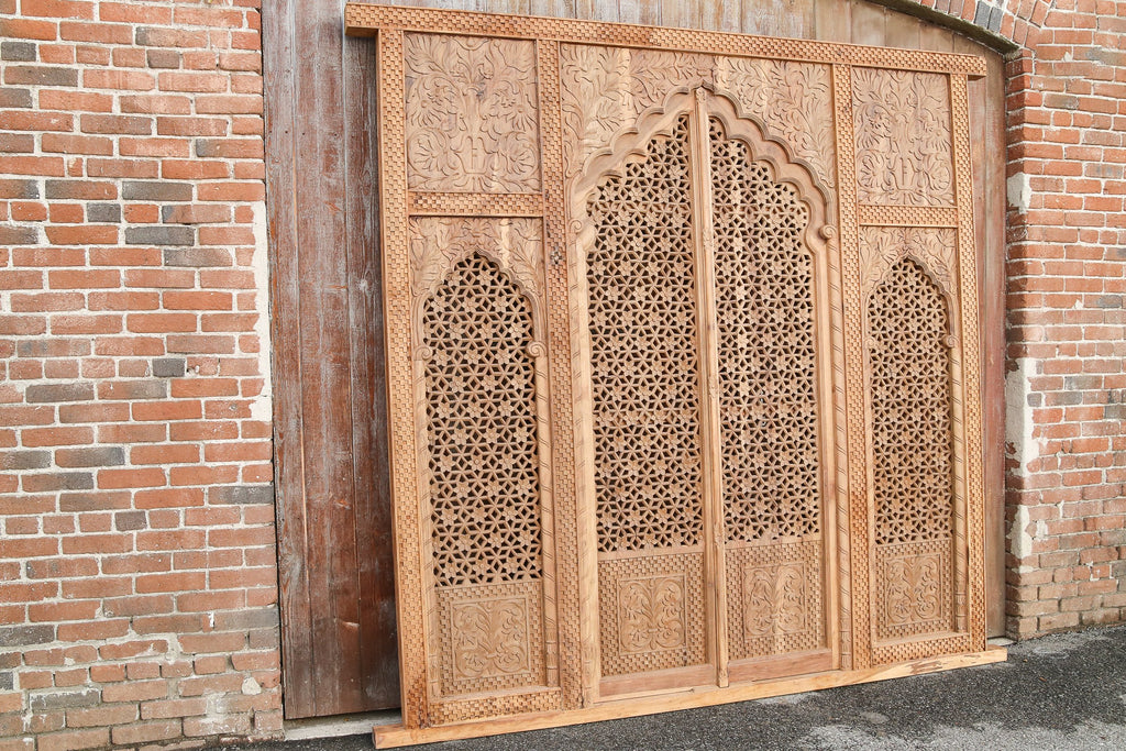 Lavishly Carved Architectural Arch Facade