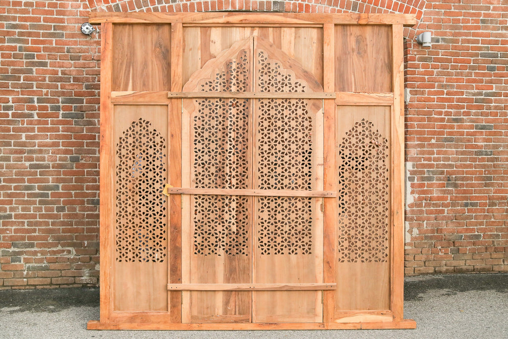 Lavishly Carved Architectural Arch Facade