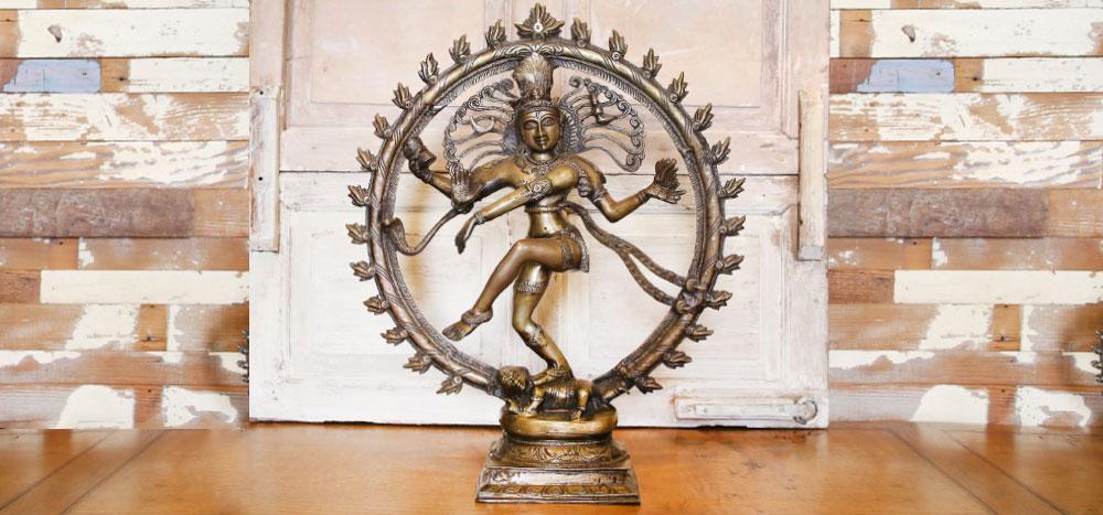 Grand Aged Brass Nataraja