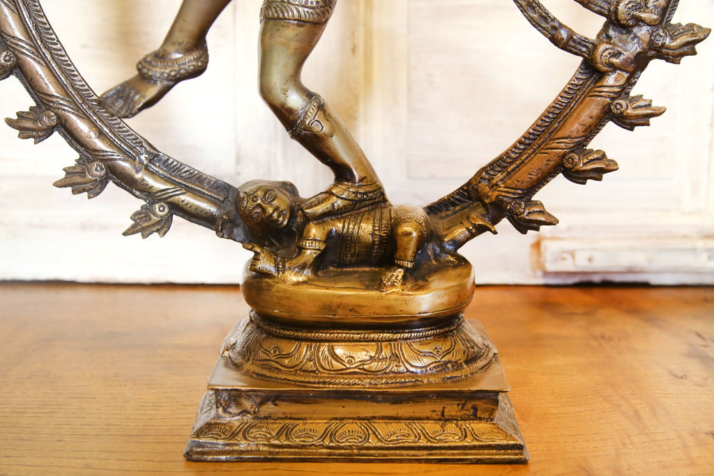 Grand Aged Brass Nataraja