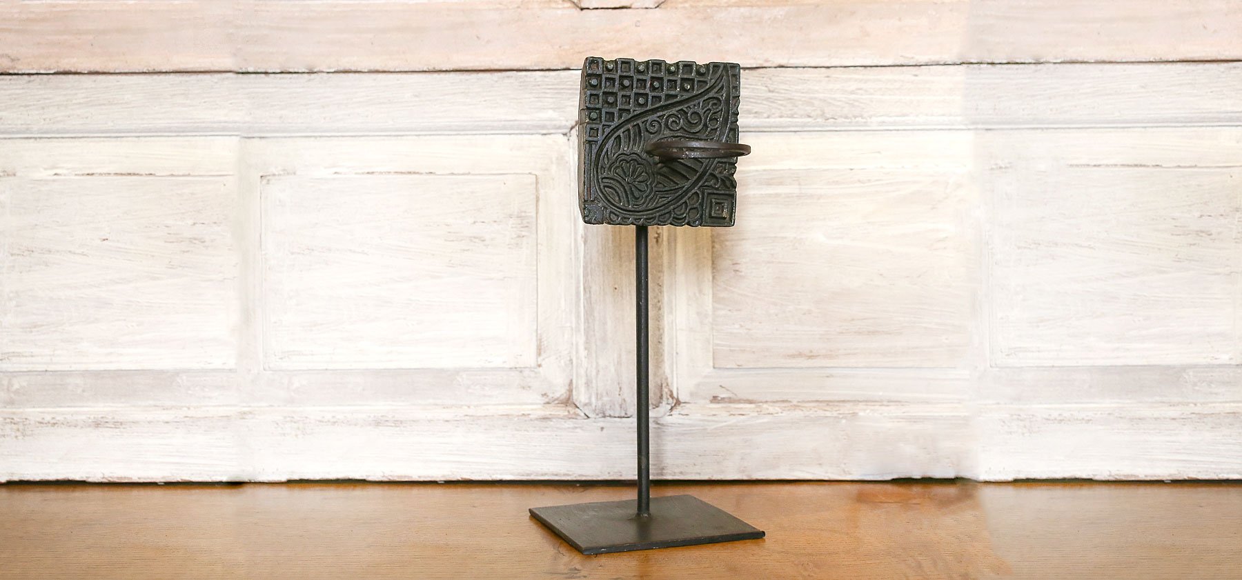 Block Print Votive Holder
