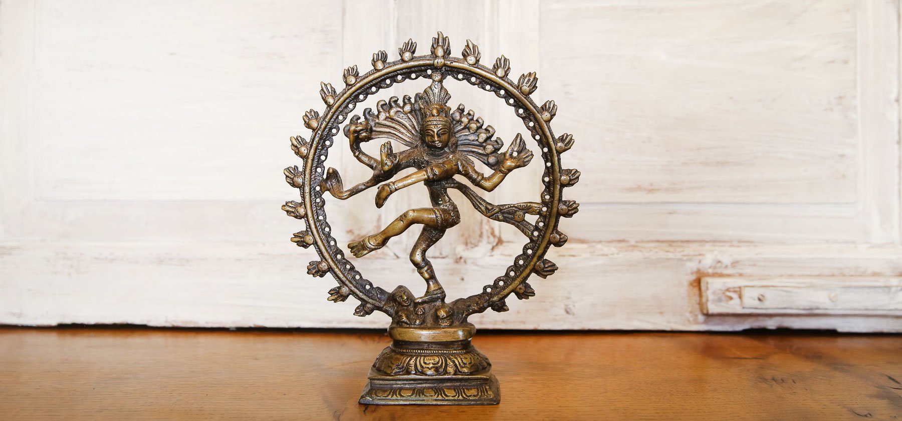 Small Aged Brass Nataraja