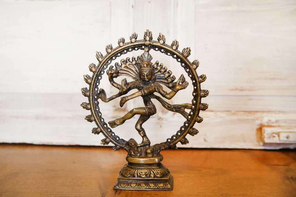 Small Aged Brass Nataraja