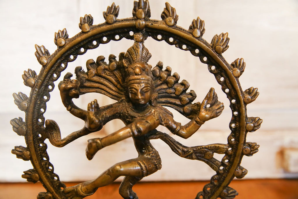 Small Aged Brass Nataraja