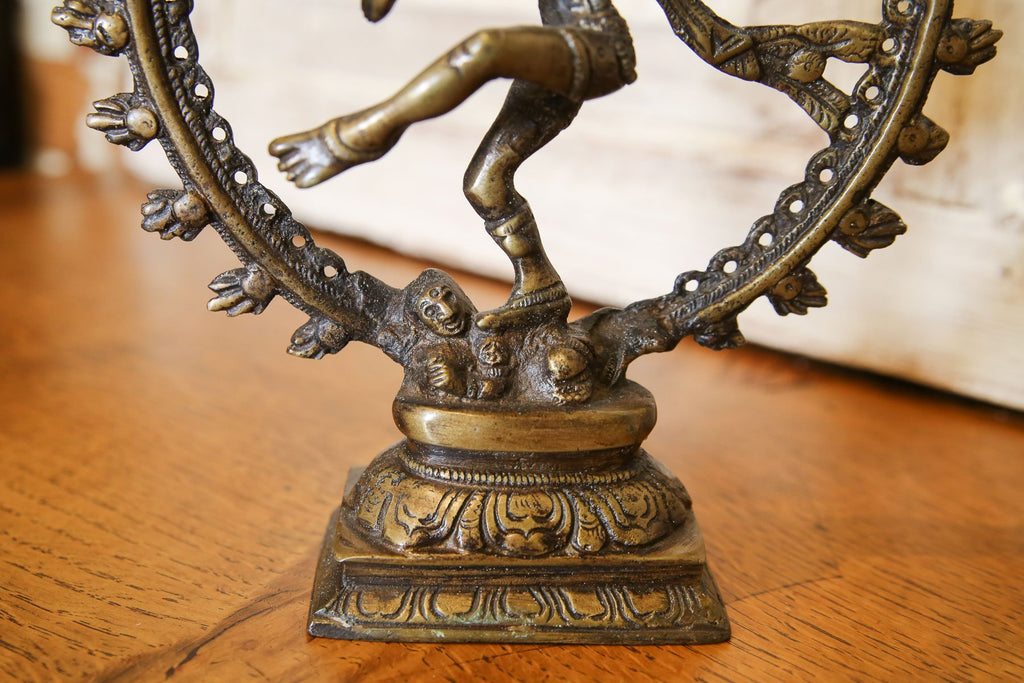 Small Aged Brass Nataraja