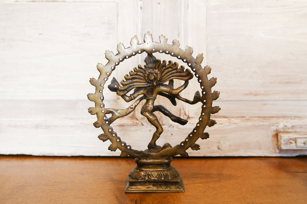 Small Aged Brass Nataraja