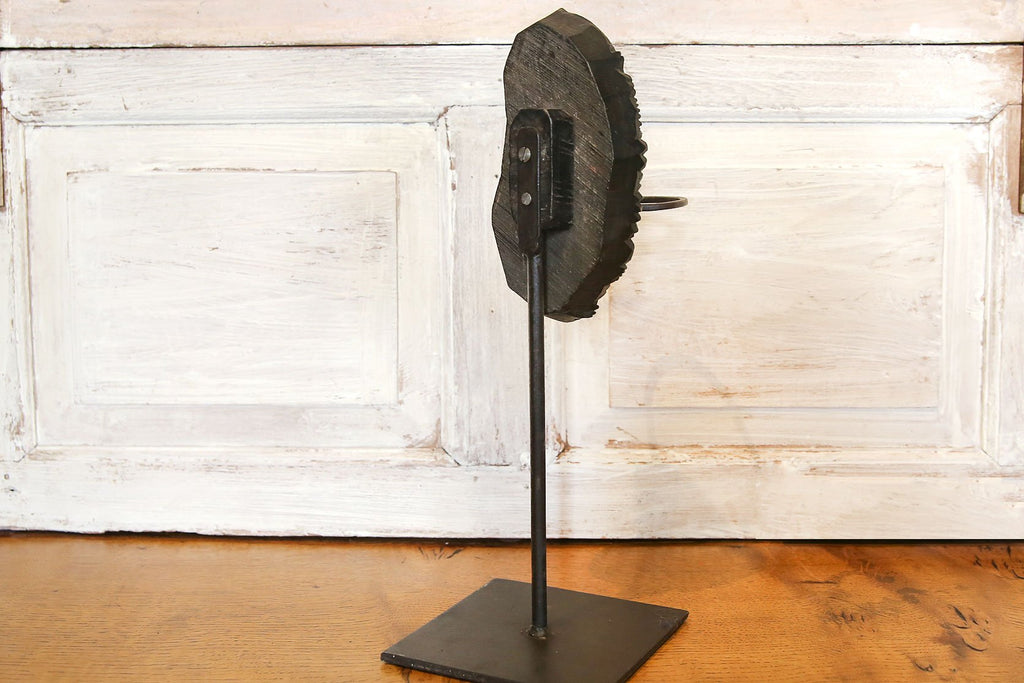 Carved Votive Block Print Holder