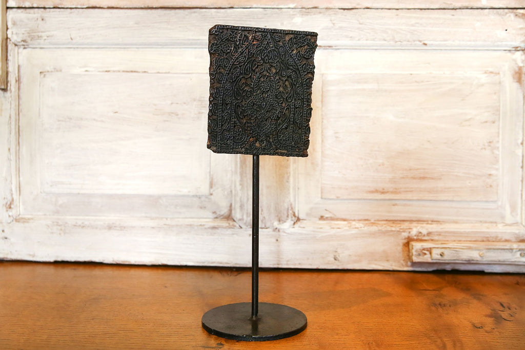 Rimsha Hand Carved Block Print on Stand