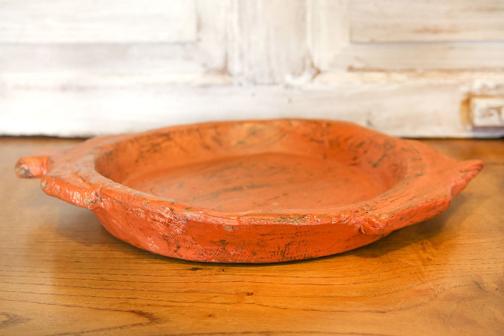 Antique Santra Dough Bowl