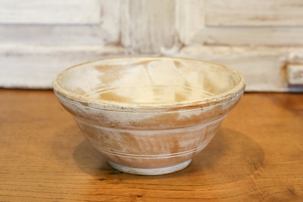 White Washed Fent Bowl