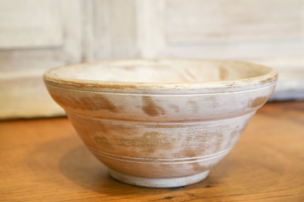 White Washed Fent Bowl
