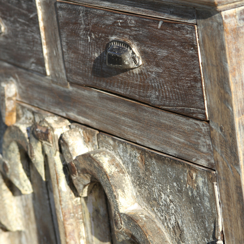 Pushkar Arched Door Cabinet