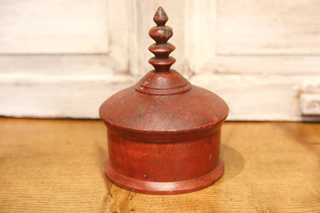 Red Tibetan Temple Tikka Box