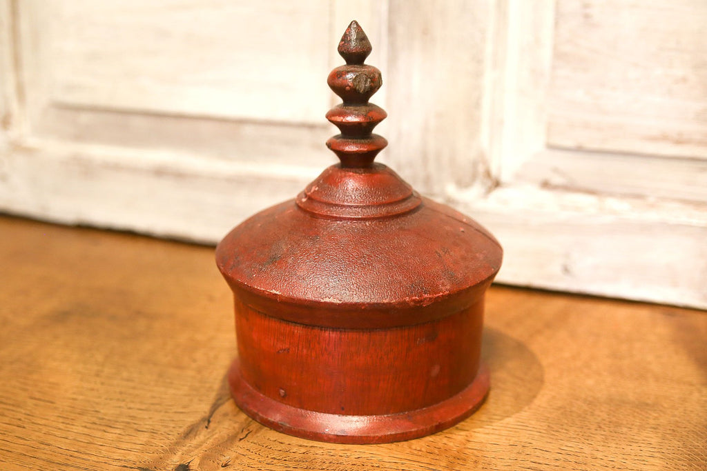 Red Tibetan Temple Tikka Box