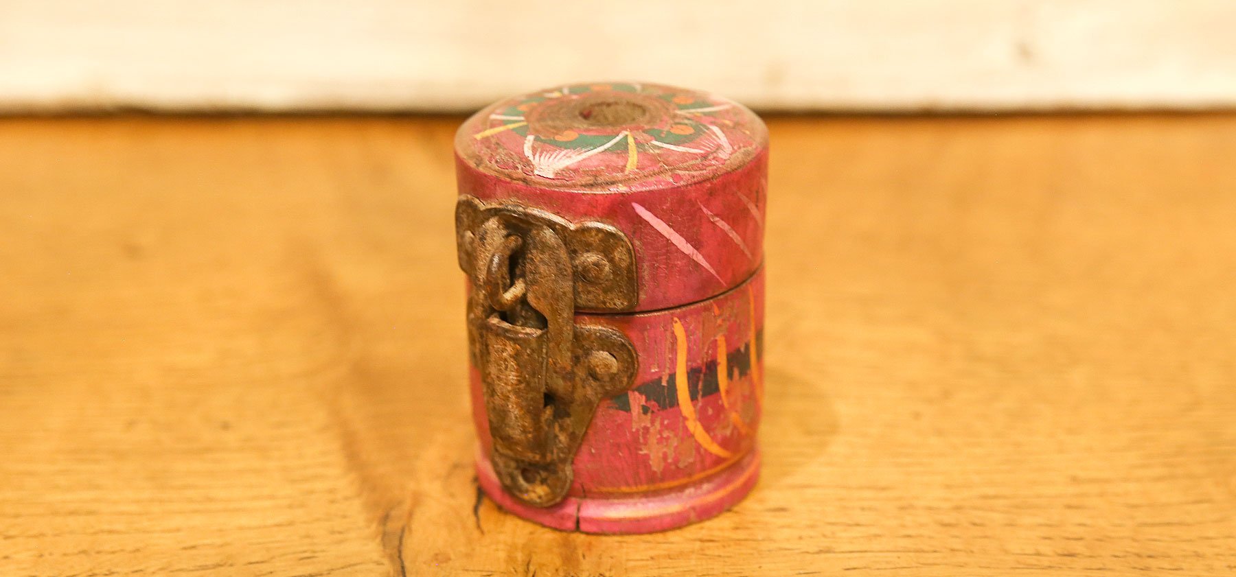 Rare Tikka Painted Container