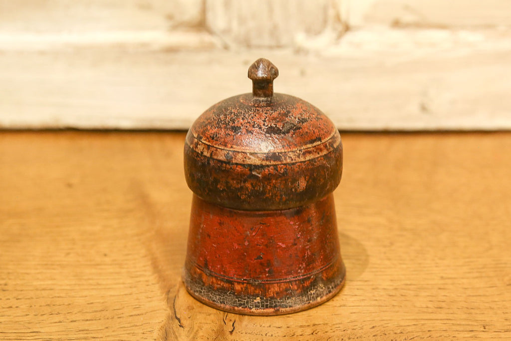Aged Rounded Titled Tikka Box