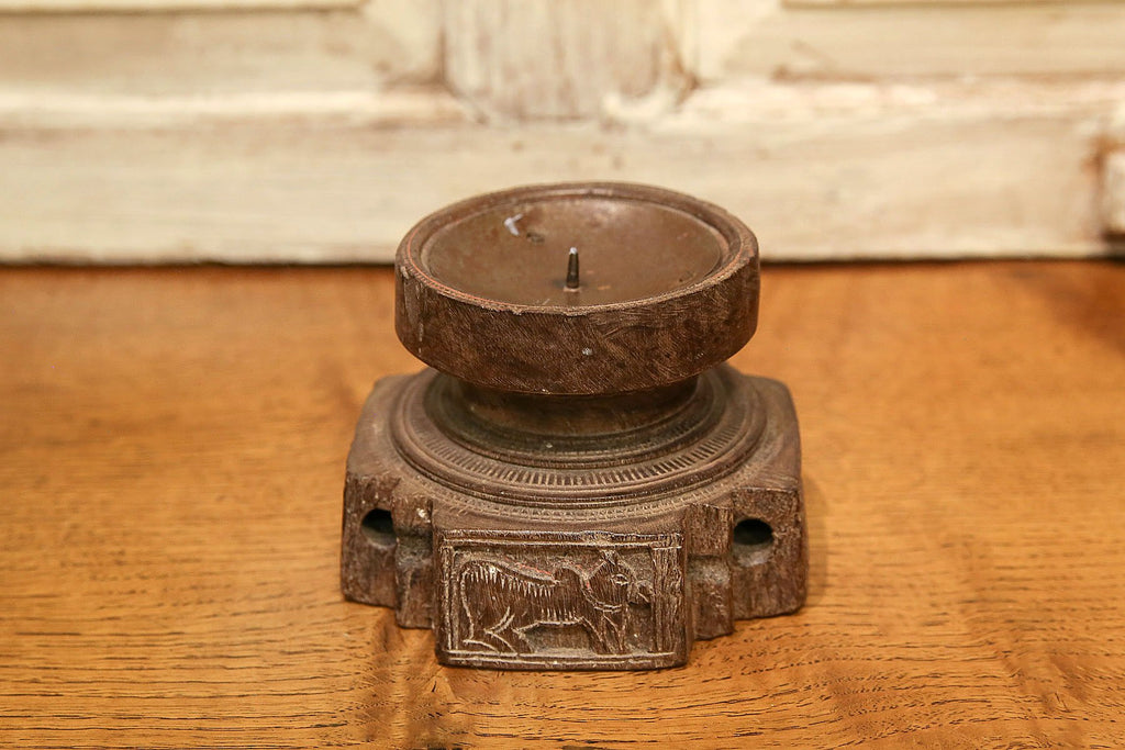 Tribal Antique Bijani Candle Stand